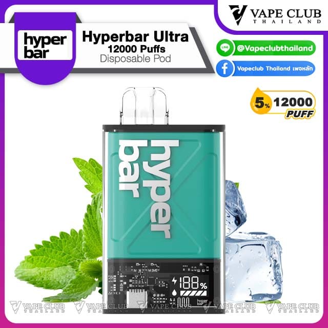 Hyperbar Ultra Puffs Icy Mint
