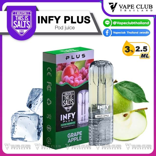 infy plus Pod Juice greenapple