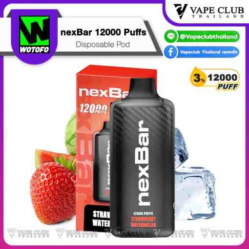 Nexas Puffs Disposable pod strawerry watermelon