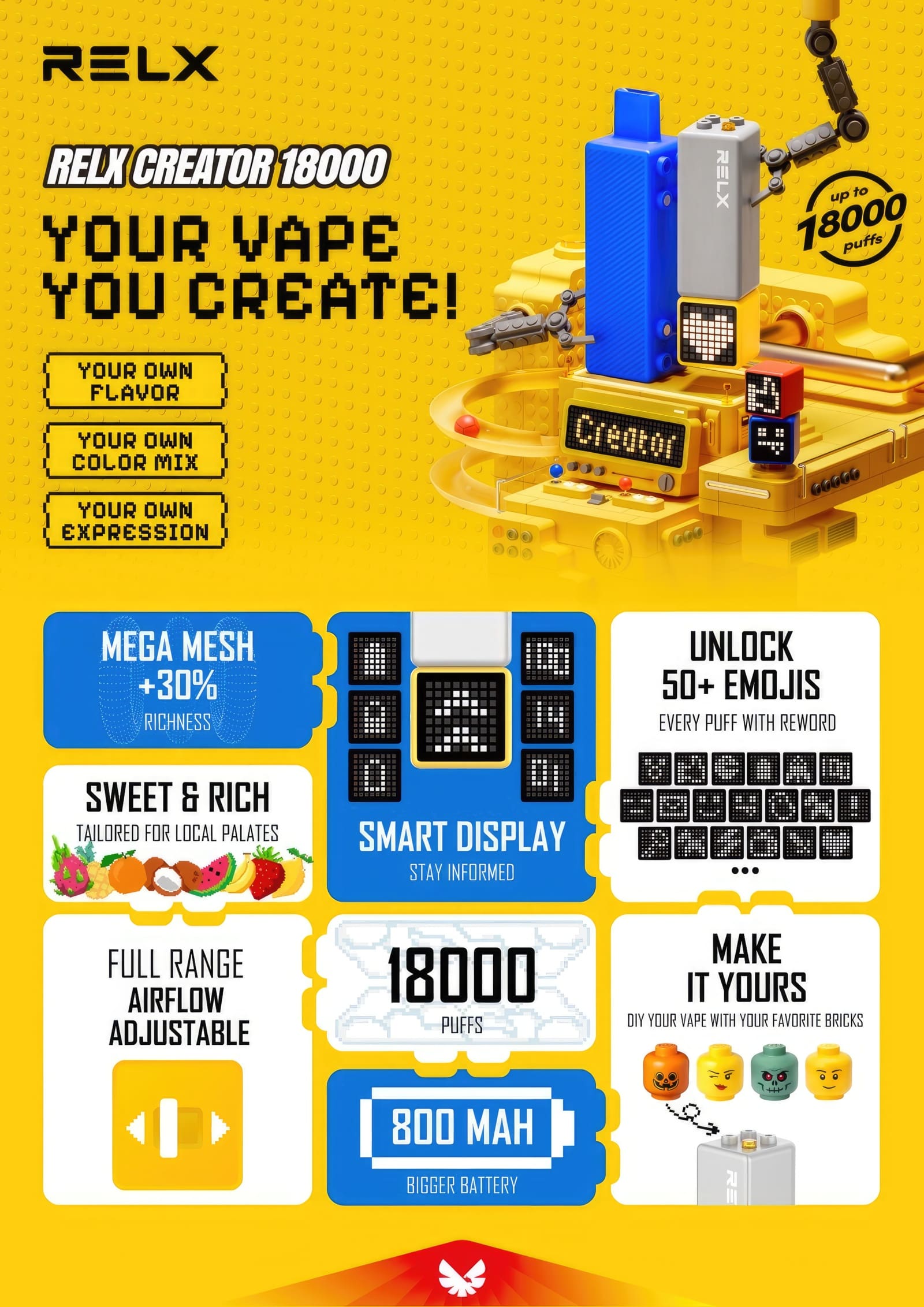 Customizable Vape Experience with Creator Device