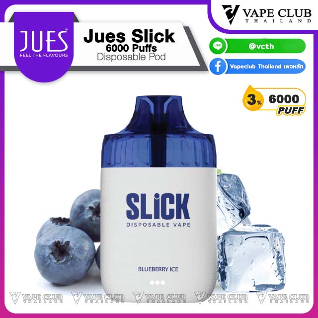 Jues Slick Puffs Disposable Pod Blueberry Ice