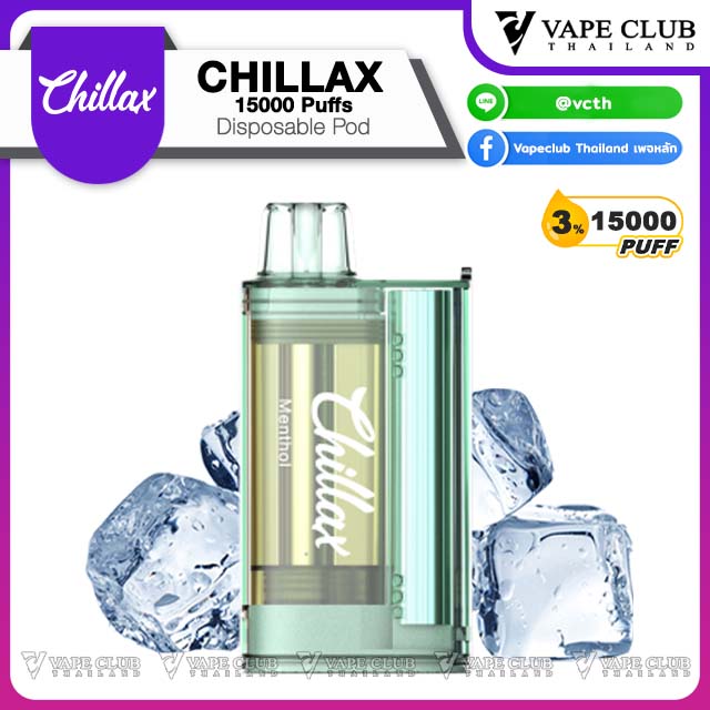 CHILLAX Puffs Disposable Pod Menthol