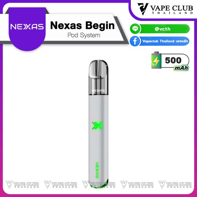 Nexas Begin Pod Kit Silver Green